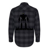 Iron Giant   Choose Who You Are Flannel Shirt | Artistshot