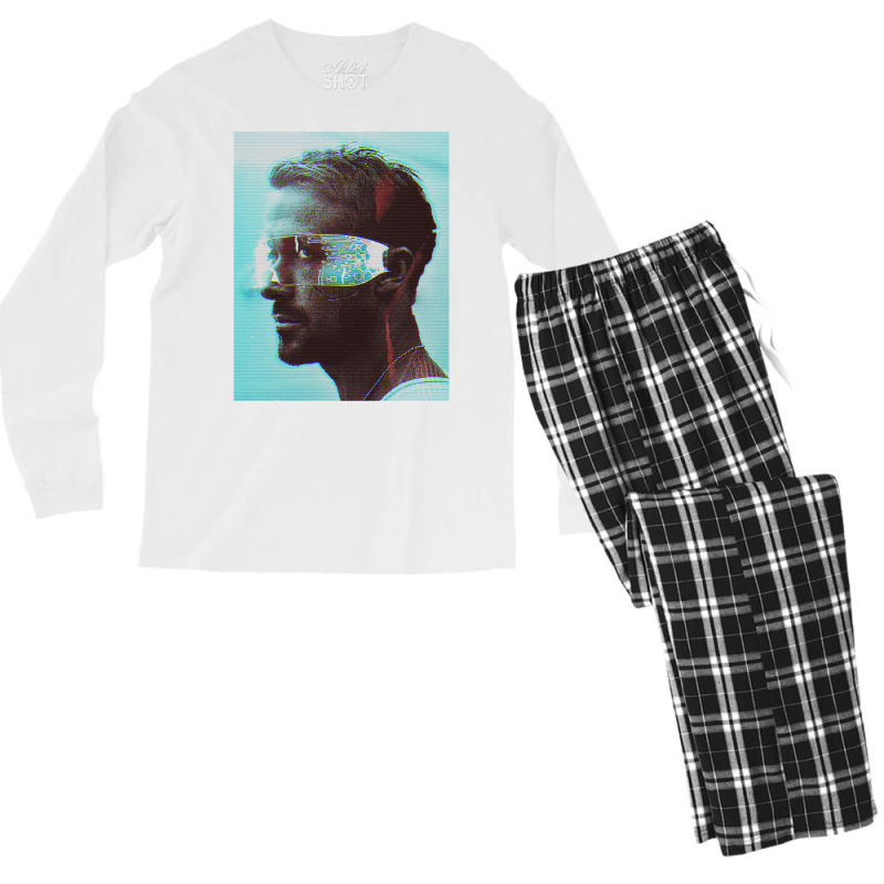 Augmented Ryan Gosling Men's Long Sleeve Pajama Set by guirinsoyalm | Artistshot