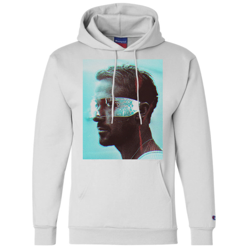 Augmented Ryan Gosling Champion Hoodie by guirinsoyalm | Artistshot