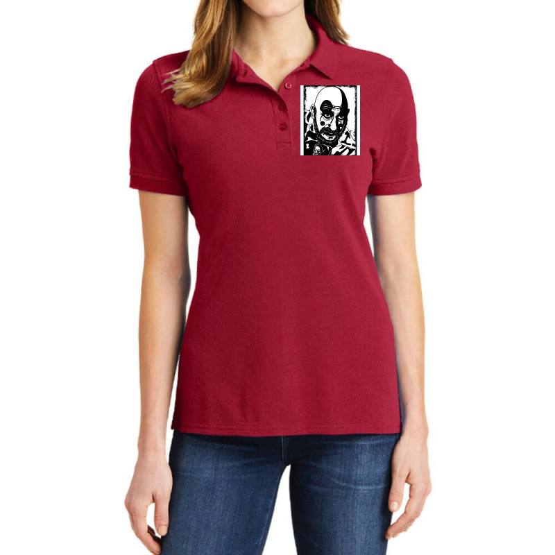 Gas Station Clown Ladies Polo Shirt by souareabeelsv | Artistshot