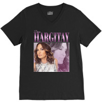 Disco Mariska Hargitay 90s Inspired Vintage Homage V-neck Tee | Artistshot