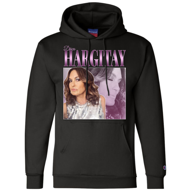 Disco Mariska Hargitay 90s Inspired Vintage Homage Champion Hoodie by lehnenbeytutl | Artistshot