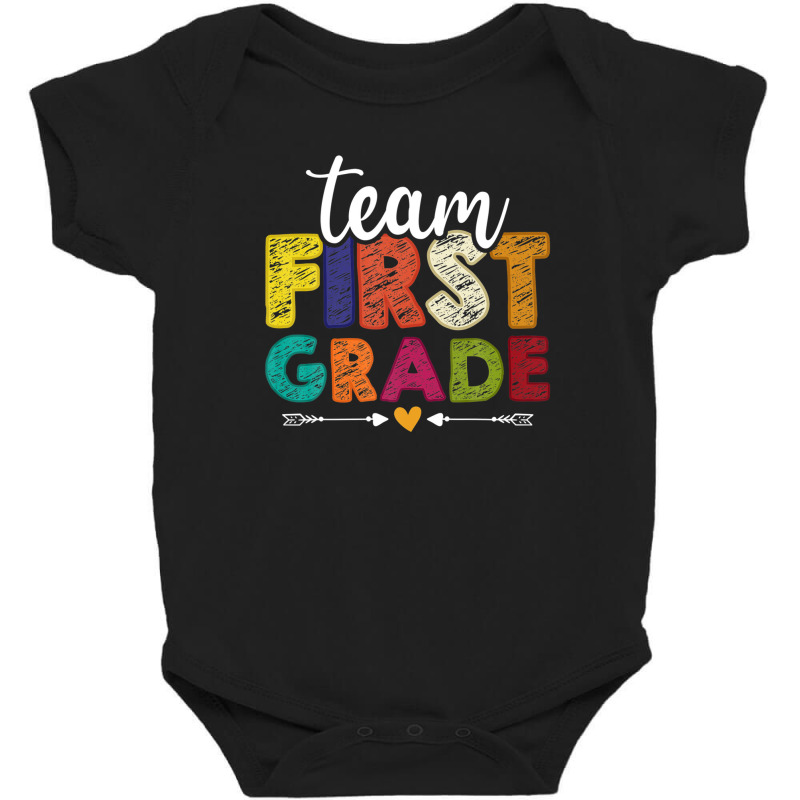 Team First Grade Teacher Students Back To School N Baby Bodysuit by burisiuliq2 | Artistshot