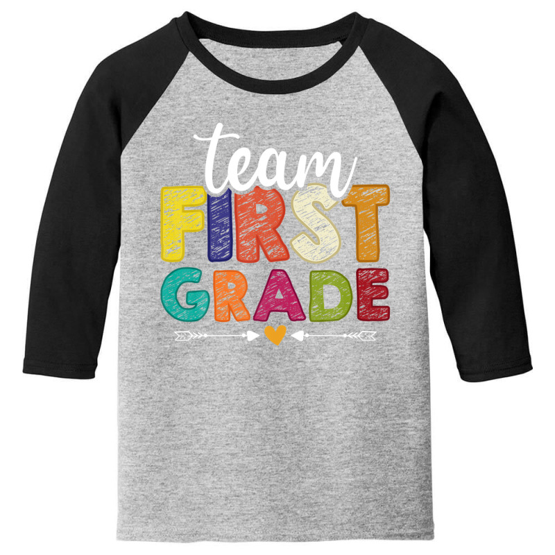 Team First Grade Teacher Students Back To School N Youth 3/4 Sleeve by burisiuliq2 | Artistshot