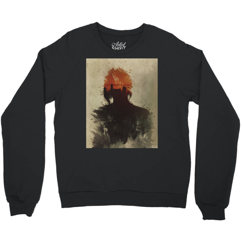 Human Raw Material Crewneck Sweatshirt by luelfeninao | Artistshot