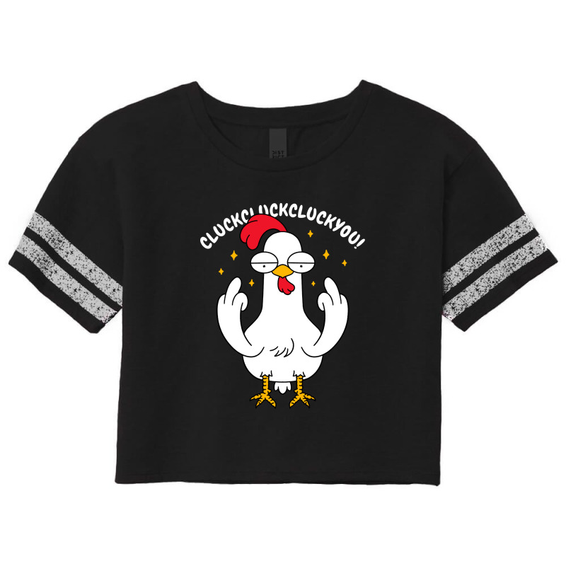 Cluckcluckcluckyou! Scorecard Crop Tee by Quilimo | Artistshot