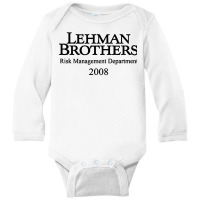 Lehman Brothers Company Long Sleeve Baby Bodysuit | Artistshot