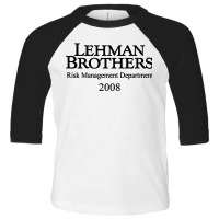 Lehman Brothers Company Toddler 3/4 Sleeve Tee | Artistshot