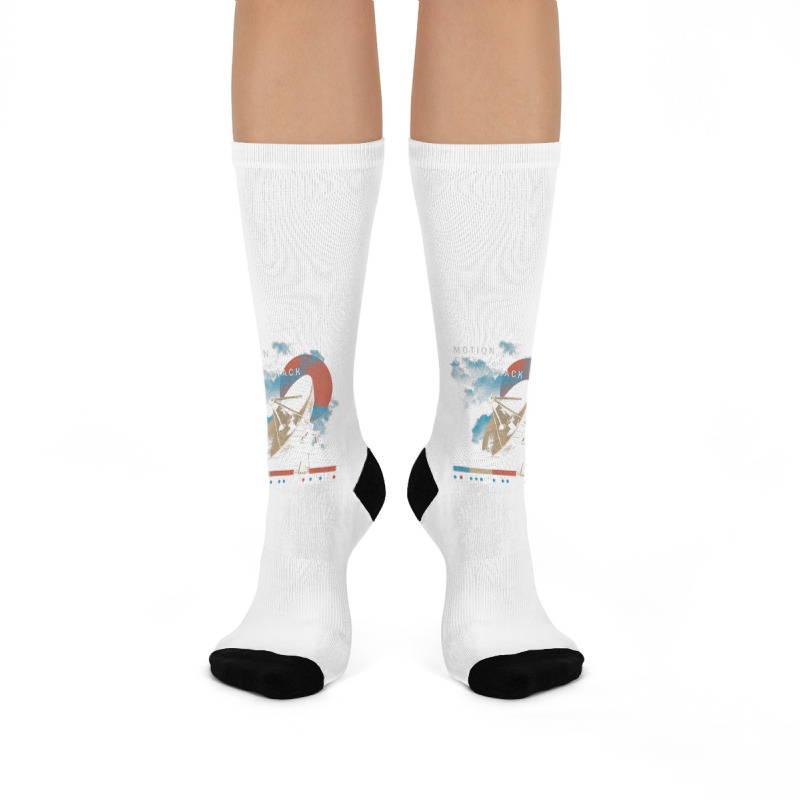 Motion City Soundtrack   Radar   Official Merchand Crew Socks | Artistshot