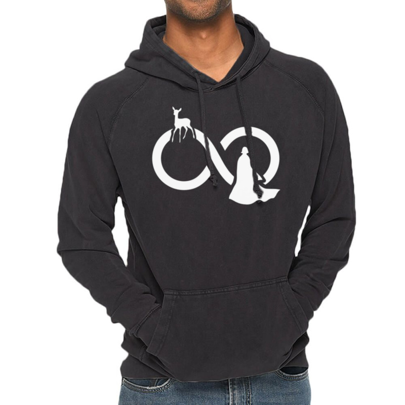 Infinity Sign Wizard Silhouette Vintage Hoodie by sahleraukamps | Artistshot