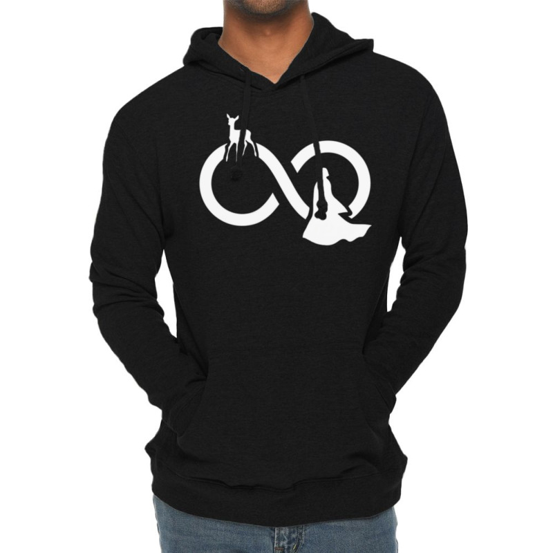 Infinity Sign Wizard Silhouette Lightweight Hoodie by sahleraukamps | Artistshot