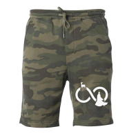 Infinity Sign Wizard Silhouette Fleece Short | Artistshot