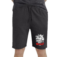 Wolf Gym Beast Power Vintage Short | Artistshot