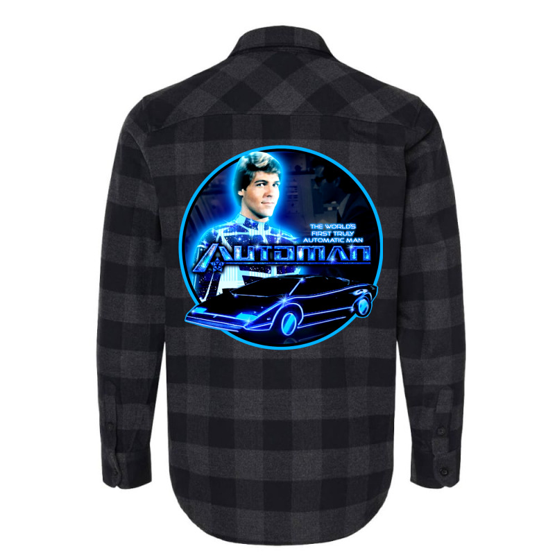 Automan   Series 80   Illustration Flannel Shirt by salvanspiza3 | Artistshot