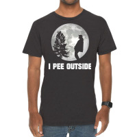 I Pee Outside I Love Peeing Outside Funny Camping Vintage T-shirt | Artistshot