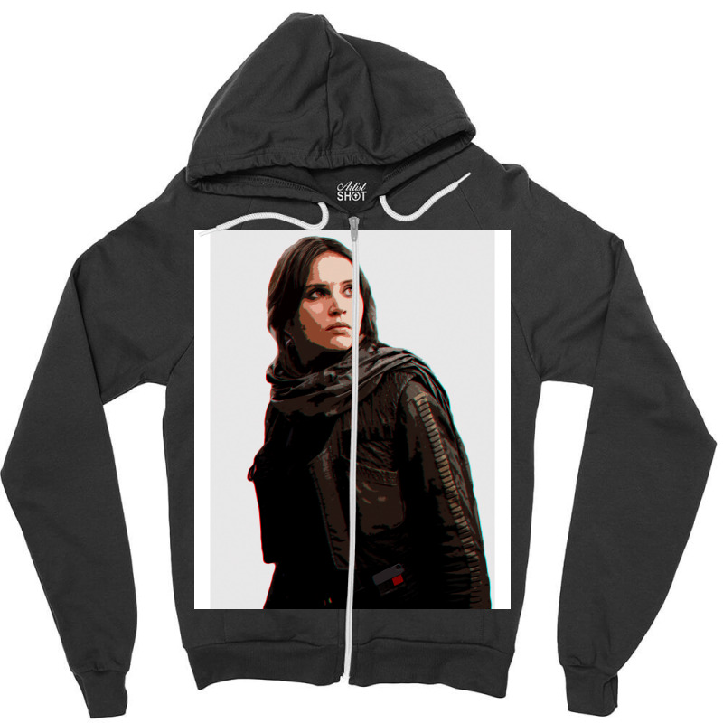 I Rebel Zipper Hoodie by luelfeninao | Artistshot