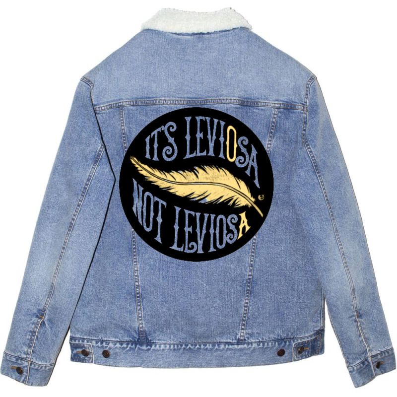 Magic Feather Spell 34 Unisex Sherpa-Lined Denim Jacket by didwaycarw | Artistshot