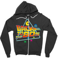 Back To The 80s Retro Gamers   Back To The 80s Ret Zipper Hoodie | Artistshot