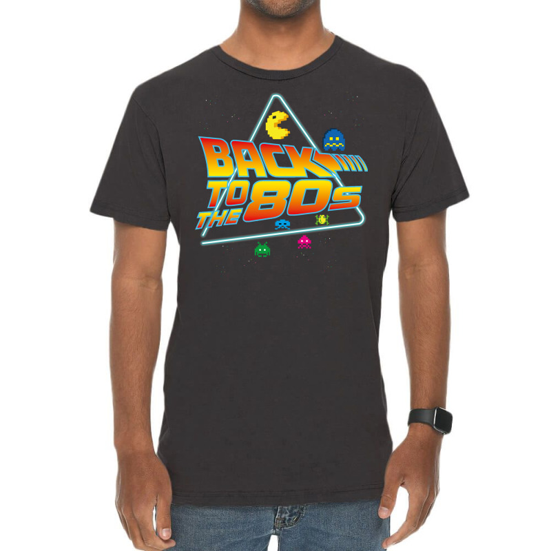 Back To The 80s Retro Gamers   Back To The 80s Ret Vintage T-Shirt by salvanspiza3 | Artistshot