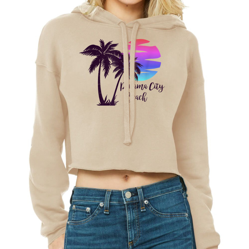 Panama City Beach Florida Spring Break Vacation Gr Cropped Hoodie by lacavaps | Artistshot