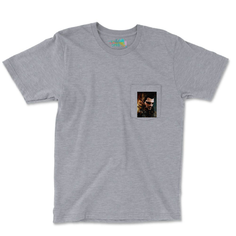 Jensen Double Exposure Poster Pocket T-shirt | Artistshot