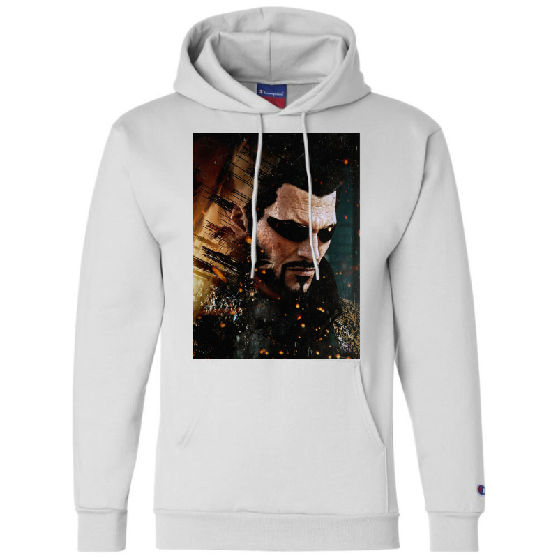 Jensen Double Exposure Poster Champion Hoodie | Artistshot