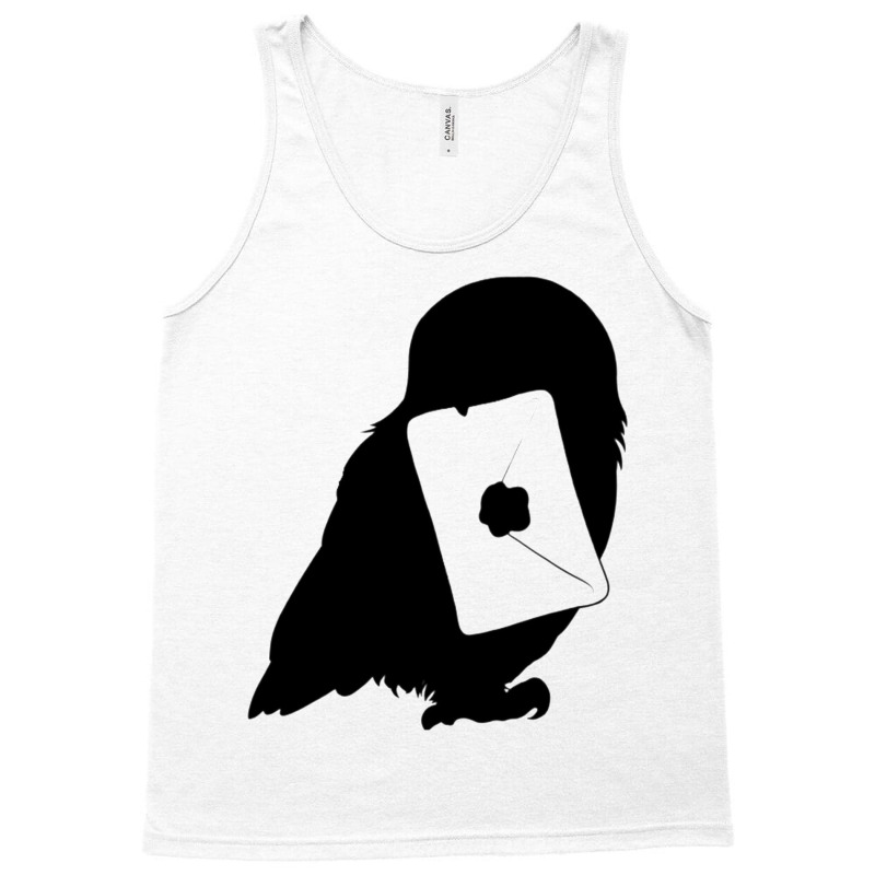 Magic Owl And Letter Silhouette 21 Tank Top by didwaycarw | Artistshot