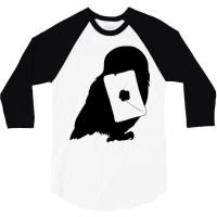 Magic Owl And Letter Silhouette 21 3/4 Sleeve Shirt | Artistshot