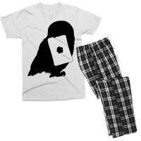 Magic Owl And Letter Silhouette 21 Men's T-shirt Pajama Set | Artistshot