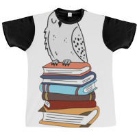 Magic Owl On Books 3 Graphic T-shirt | Artistshot