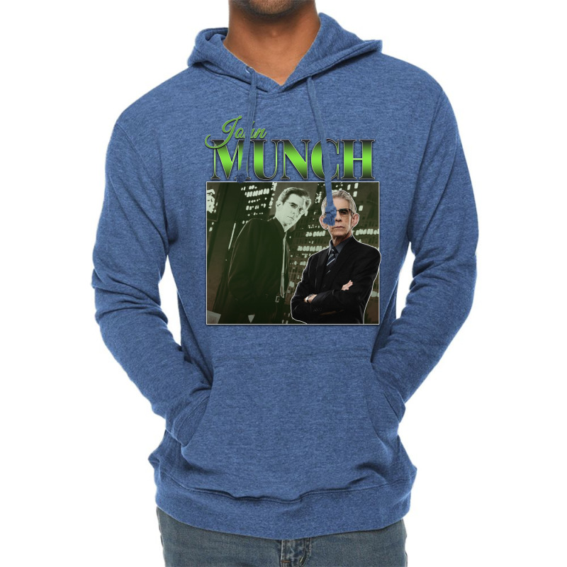 John Munch 90s Inspired Vintage Homage Lightweight Hoodie | Artistshot