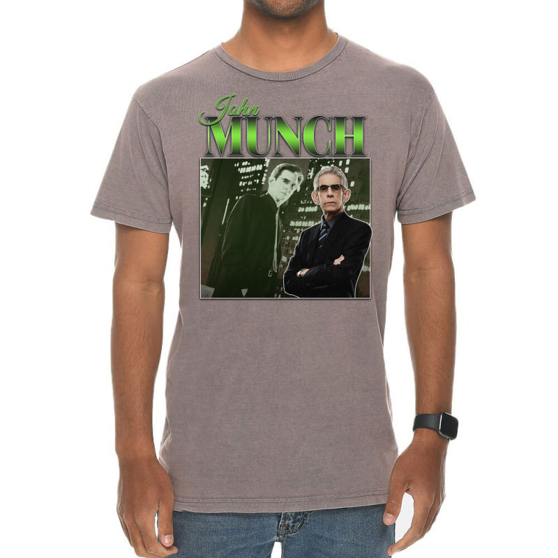 John Munch 90s Inspired Vintage Homage Vintage T-shirt | Artistshot