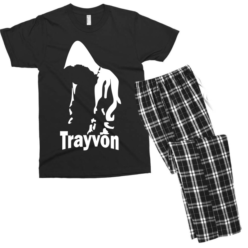 The Trayvon Martin Silhouette Design Men's T-shirt Pajama Set | Artistshot