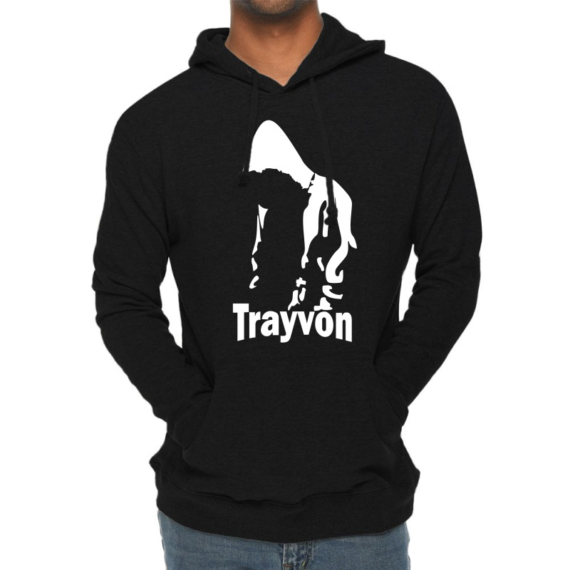 The Trayvon Martin Silhouette Design Lightweight Hoodie | Artistshot