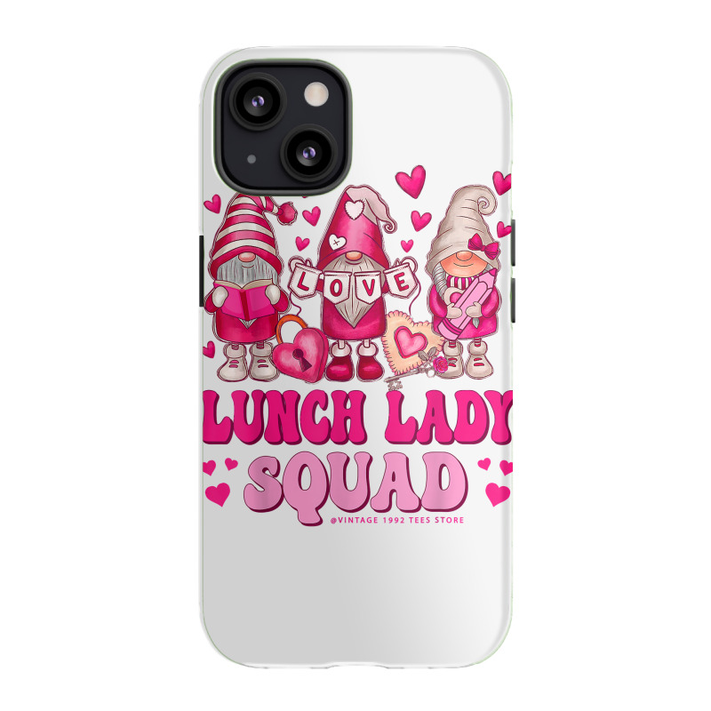 Lunch Lady Teacher Squad Valentines Day Gnomes Hol Iphone 13 Case | Artistshot