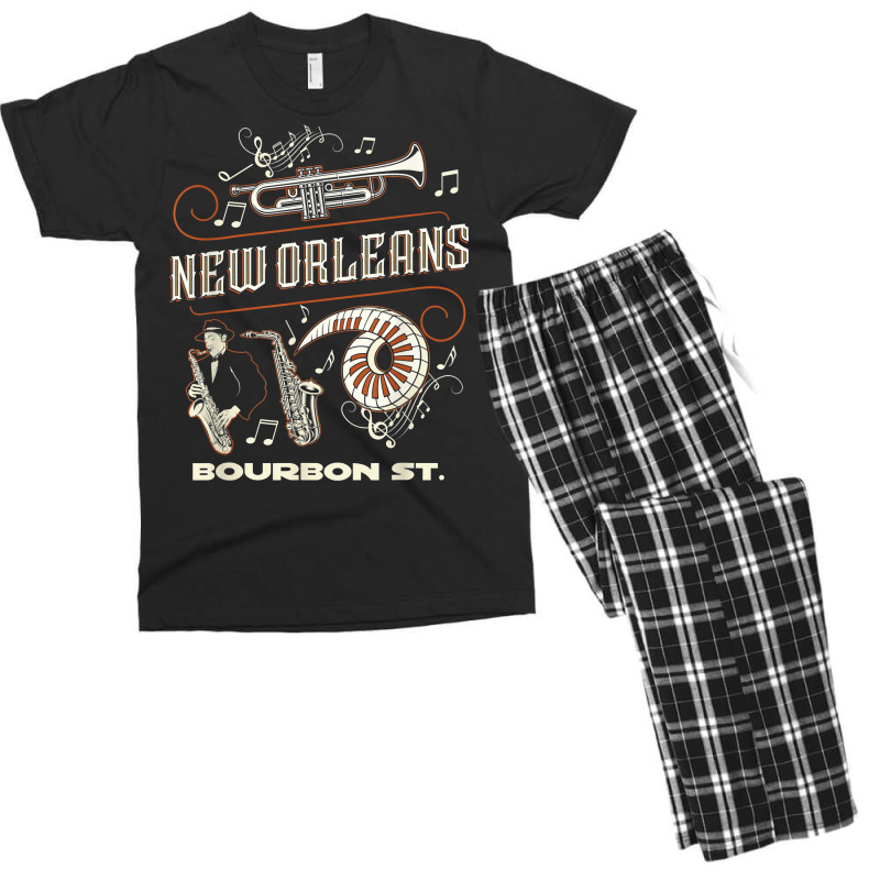 New Orleans Louisiana Jazz Festival Vintage T Shir Men's T-shirt Pajama Set | Artistshot