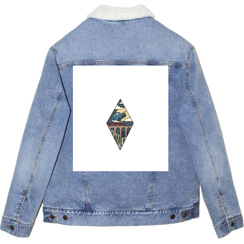 Magic Transport 11 Unisex Sherpa-Lined Denim Jacket by didwaycarw | Artistshot