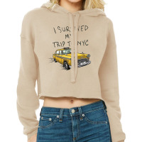 I Survived My Trip To Nyc Cropped Hoodie | Artistshot