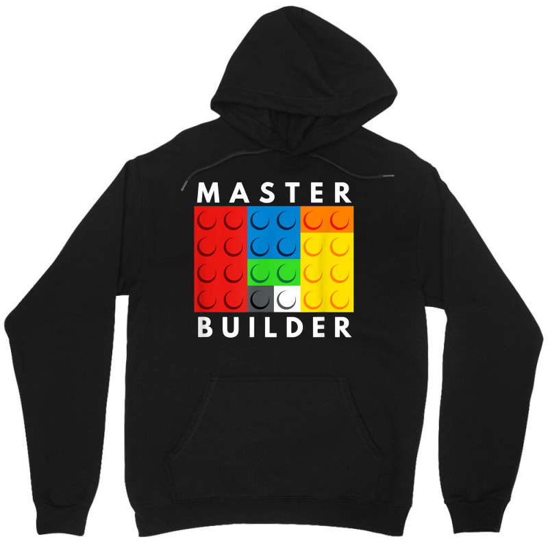 Master Builder Building Blocks Brick Builders Toys Unisex Hoodie | Artistshot