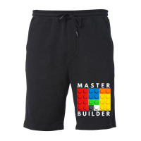 Master Builder Building Blocks Brick Builders Toys Fleece Short | Artistshot