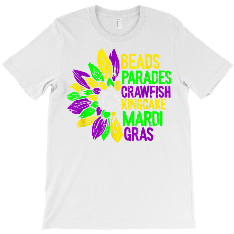 Beads Parades Crawfish Kingcake Mardi Gras Masquer T-shirt | Artistshot