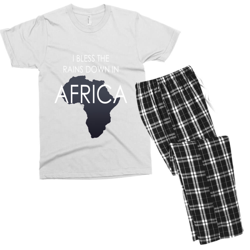 I Bless The Rains Down In Africa 1 Men's T-shirt Pajama Set | Artistshot