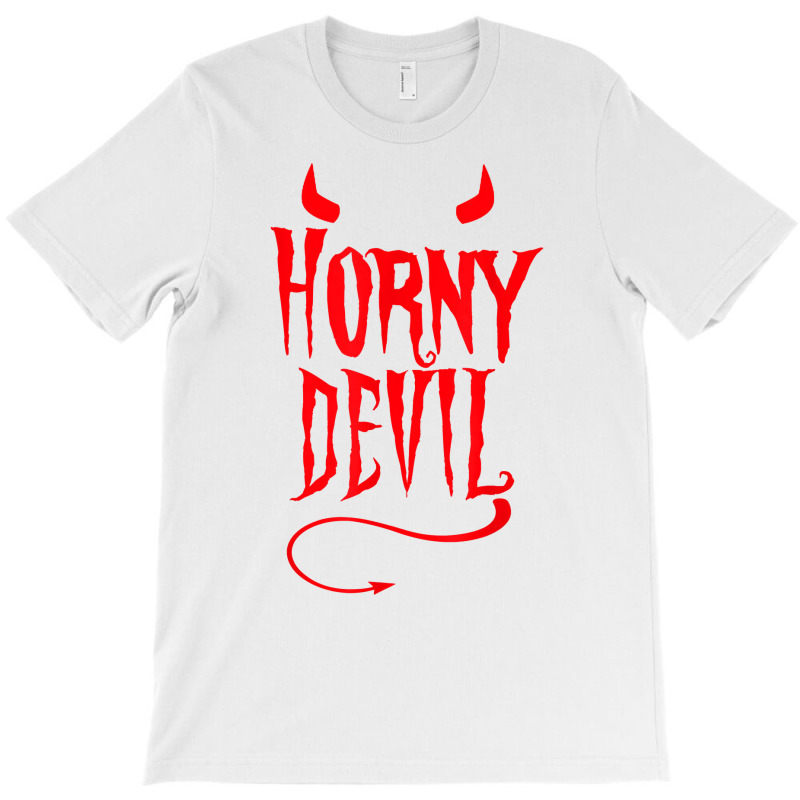 Horny Devil Sexy Sinner Horns Tail Adult Sinful Hu T-shirt | Artistshot