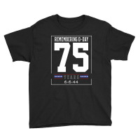 D-day 75th Anniversary June 6th, 1944 Wwii Memorial Youth Tee | Artistshot