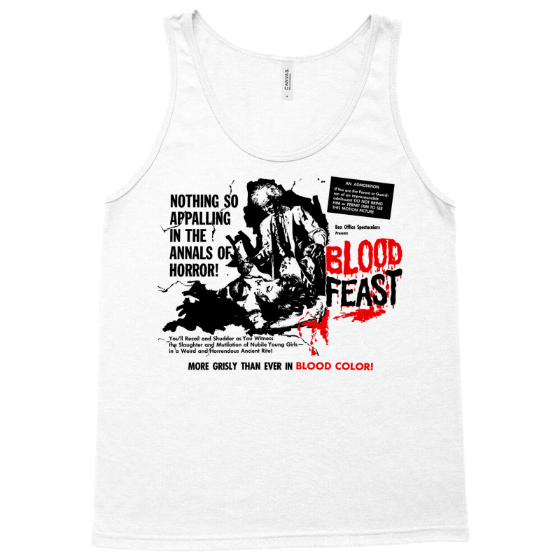 Blood Feast Vintage Horror Movie Poster Tank Top by salvanspiza3 | Artistshot