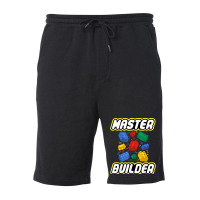 Brick Builder Blocks Funny Blocks Master Builder G Fleece Short | Artistshot