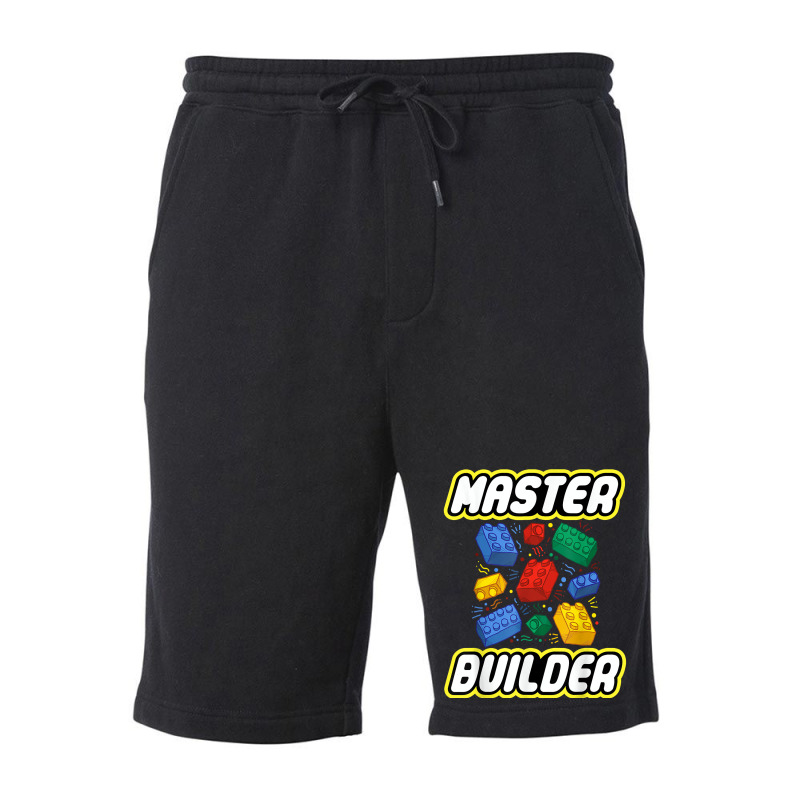 Brick Builder Blocks Funny Blocks Master Builder G Fleece Short | Artistshot