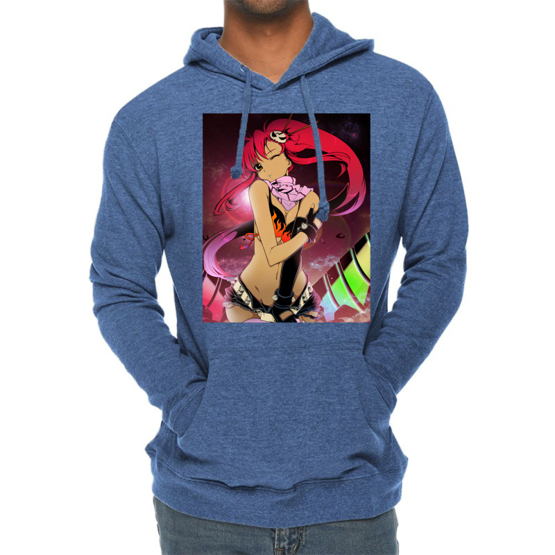 Gurren Lagann Yoko Littner Lightweight Hoodie by salvanspiza3 | Artistshot