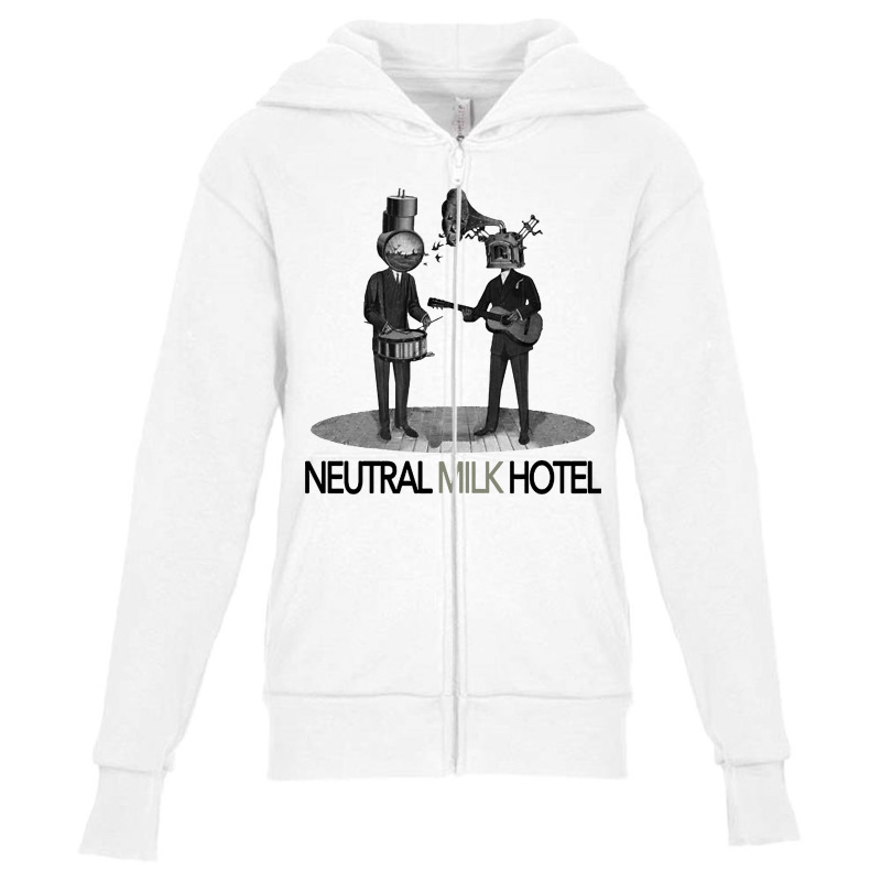 #neutral Milk Hotel Music Youth Zipper Hoodie by Modena art | Artistshot