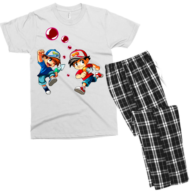 Retro Arcade Pang   Vector Illustration Men's T-shirt Pajama Set | Artistshot